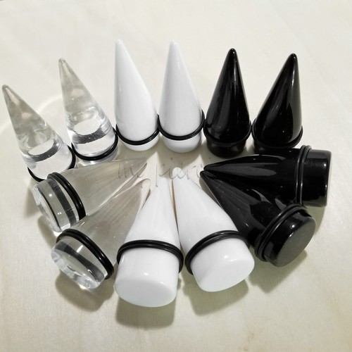 Pair 12mm 25mm acrylic - pair, 12mm-25mm